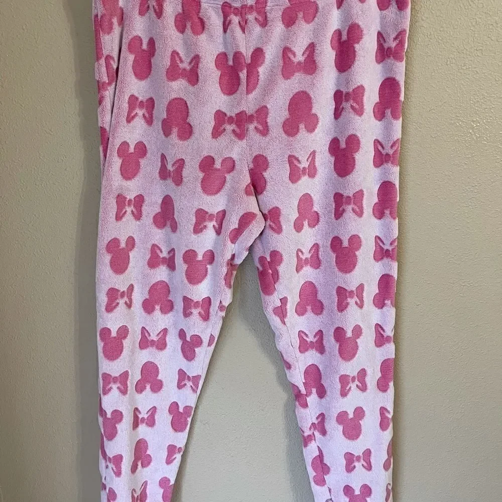 Disney Minnie Mouse Fleece Jogger Lounge XXL - Picture 7 of 10